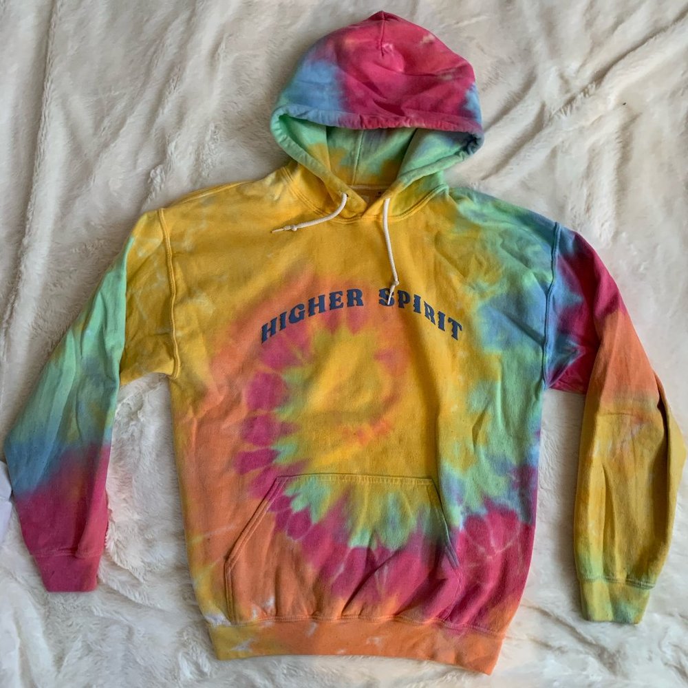Pacsun Tie Die "Higher Spirit" Hoodie